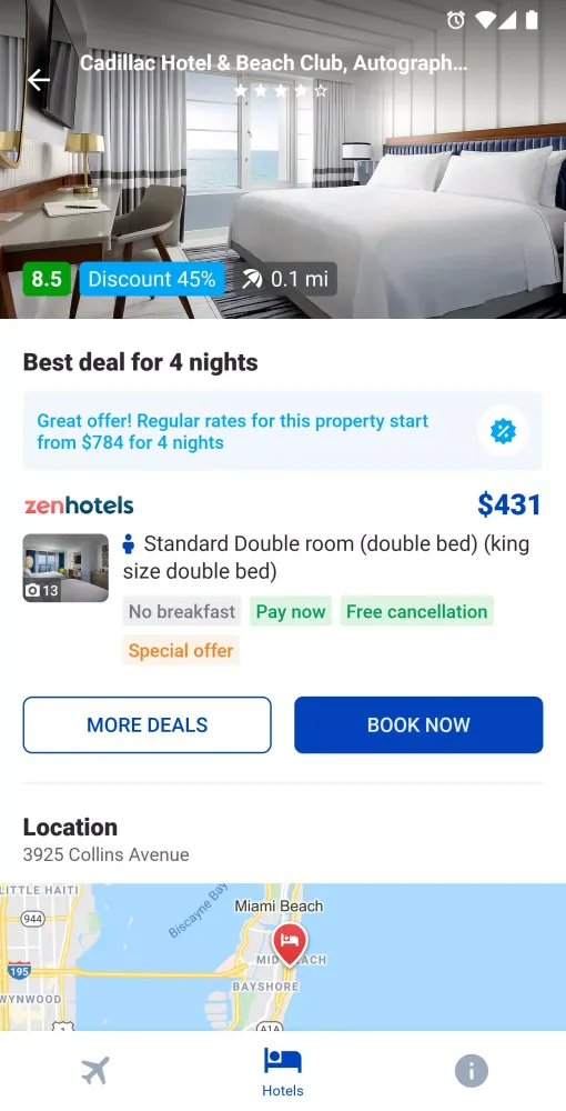 Hotels & Flights Screenshots
