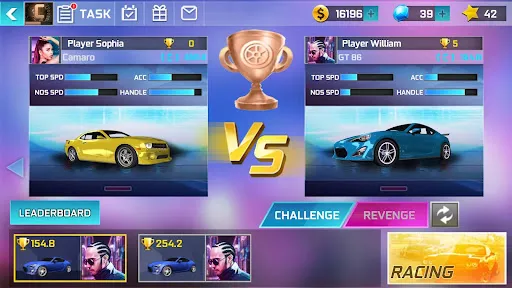 Tangkapan skrin Street Racing 3D