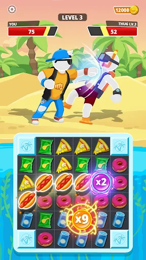 Match Hit - Puzzle Fighter 스크린샷