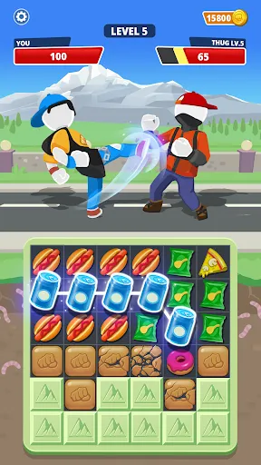 Match Hit - Puzzle Fighter 스크린샷