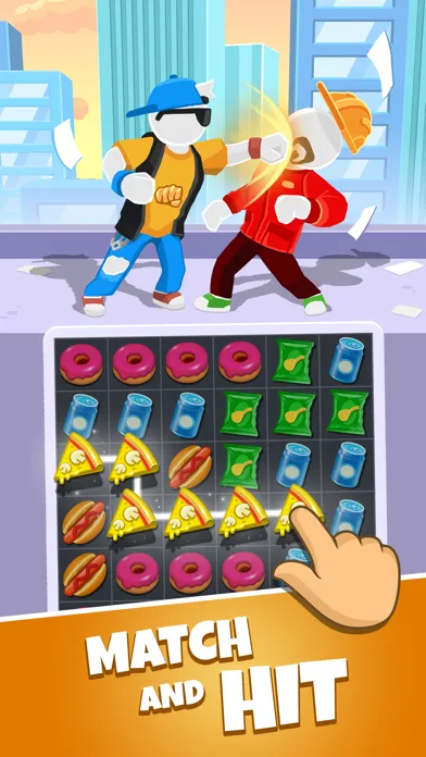ภาพหน้าจอของ Match Hit - Puzzle Fighter