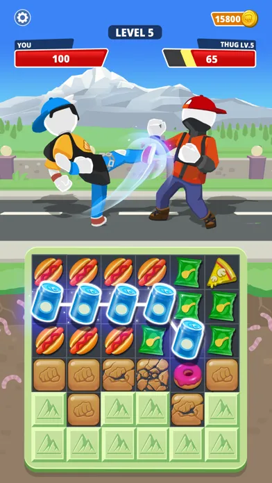 ภาพหน้าจอของ Match Hit - Puzzle Fighter