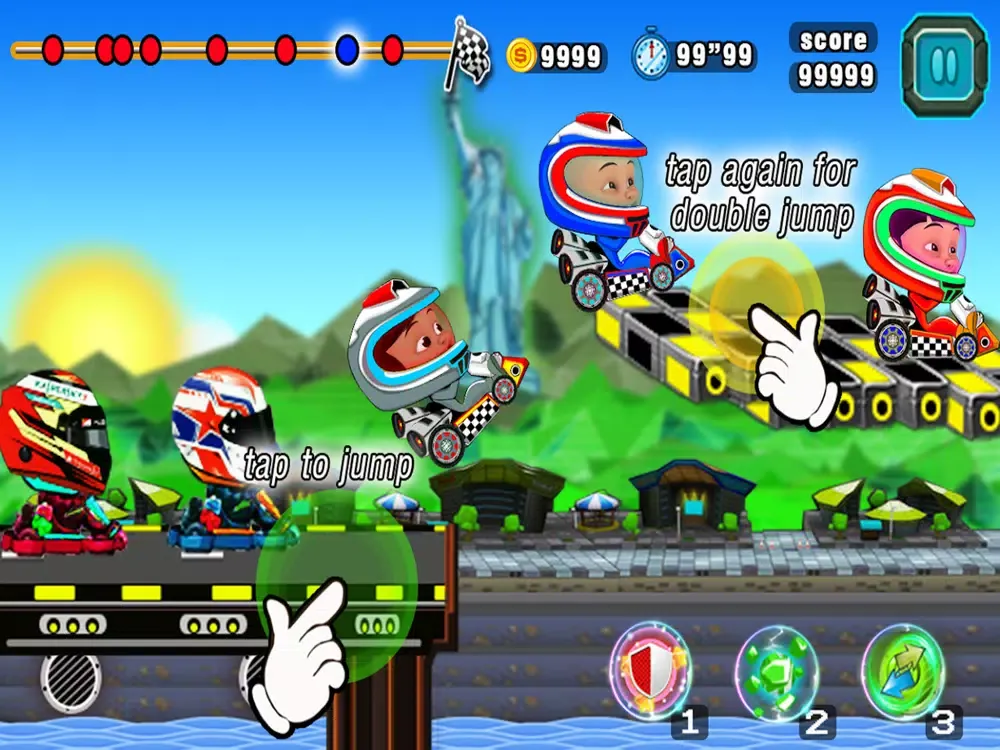 Capturas de pantalla de Ryan Race Battle iPad 