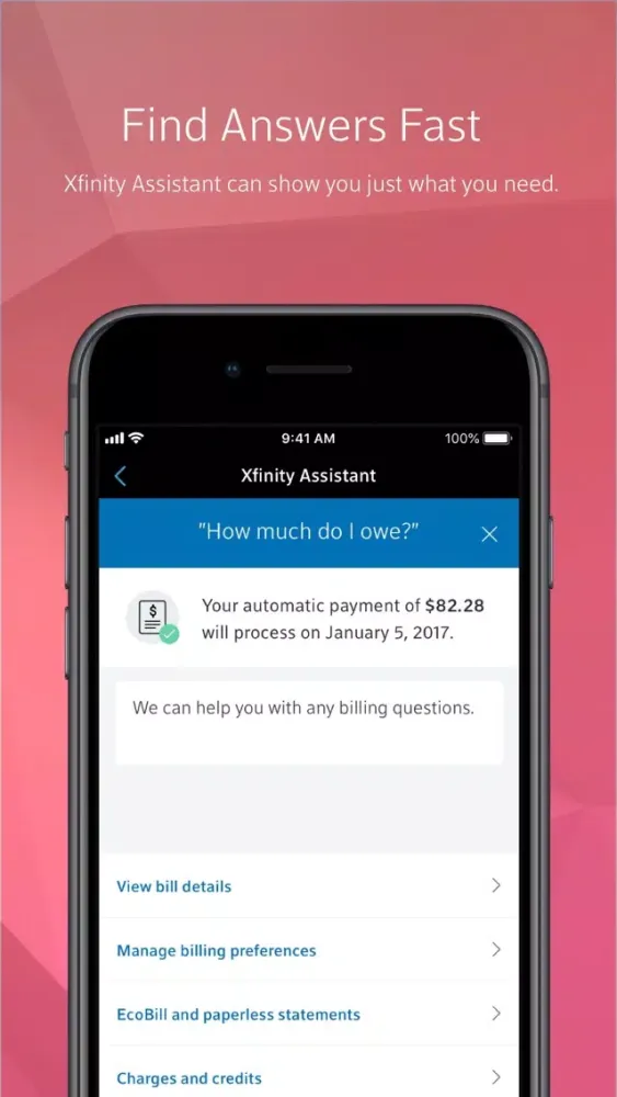 Xfinity My Account স্ক্রিনশট