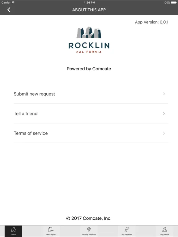 Tangkapan skrin Access Rocklin iPad 