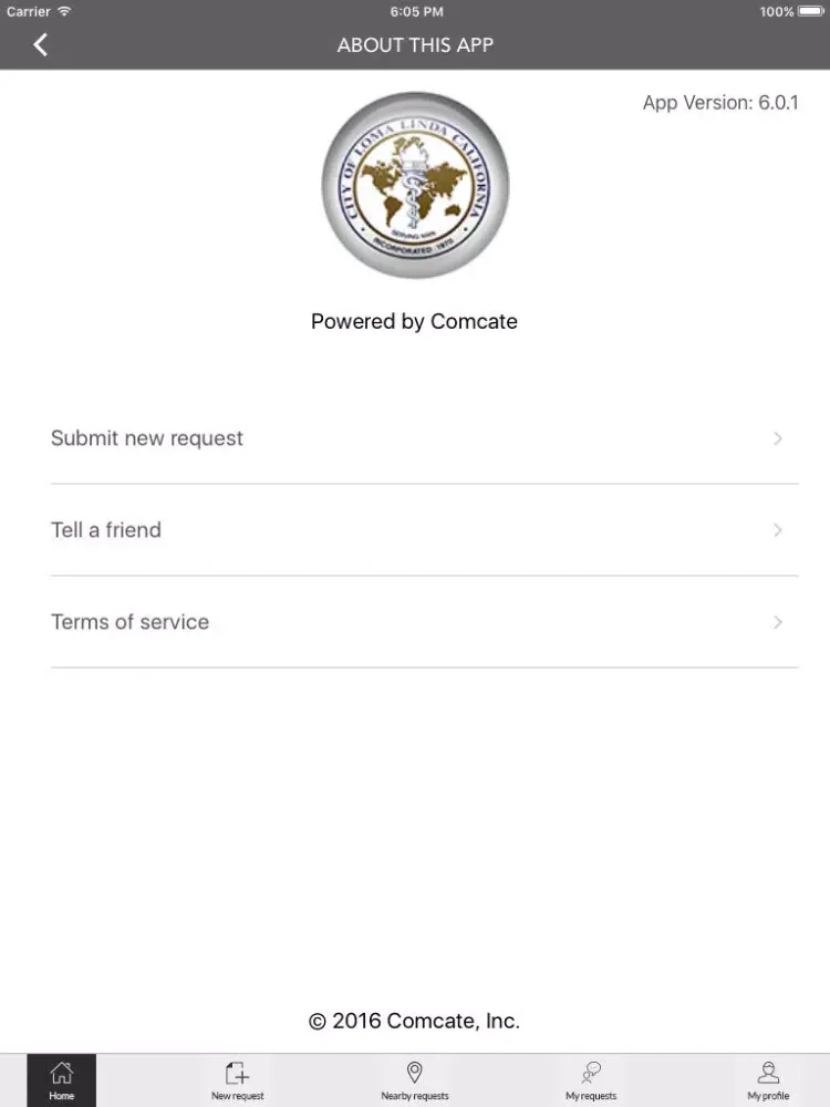 City of Loma Linda Smart Access iPad  Screenshots