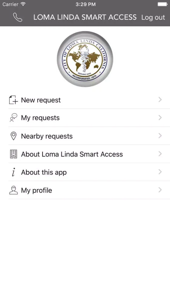 City of Loma Linda Smart Access Screenshots