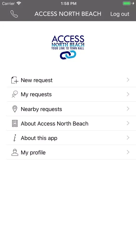 Ảnh chụp màn hình của Access North Beach