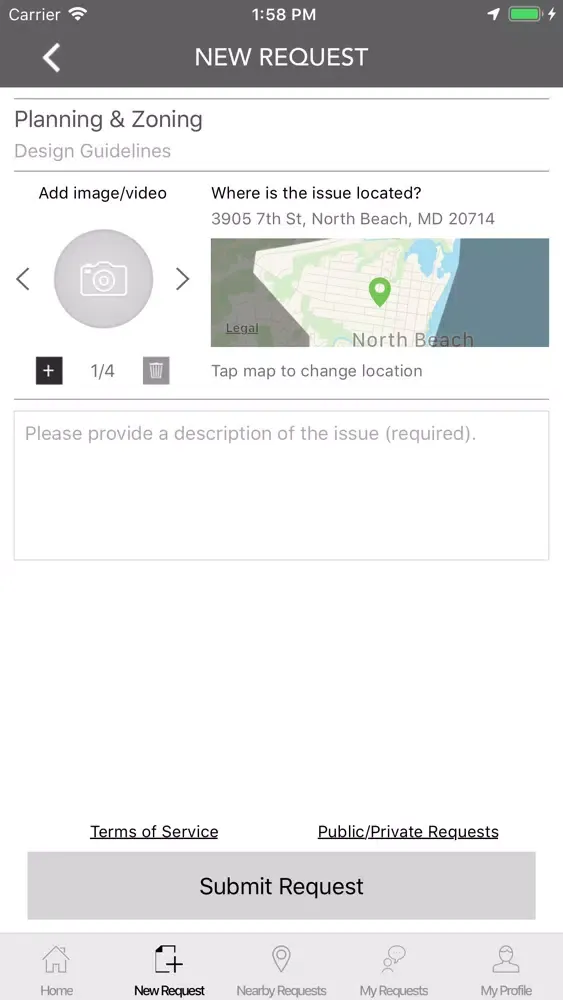 Ảnh chụp màn hình của Access North Beach