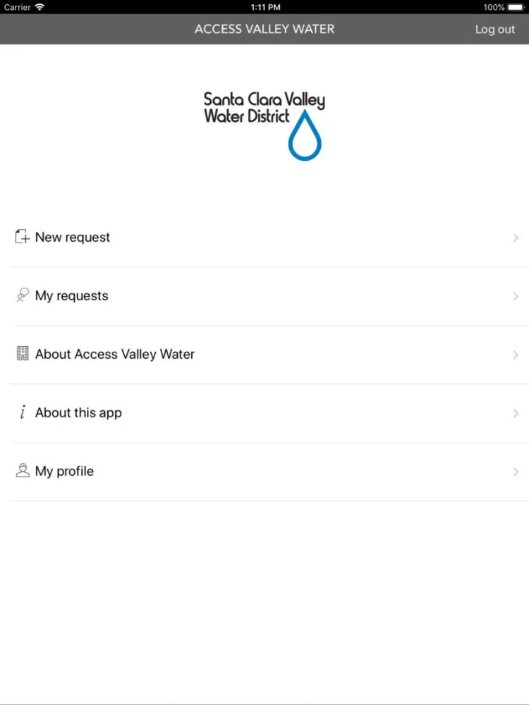 Capturas de tela do Access Valley Water iPad 