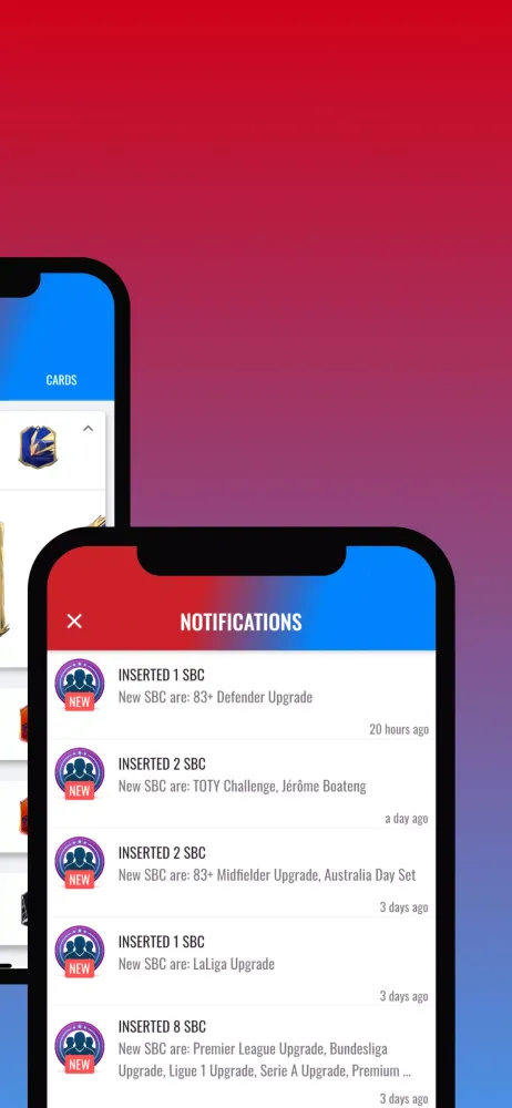 FUT Scoreboard Screenshots