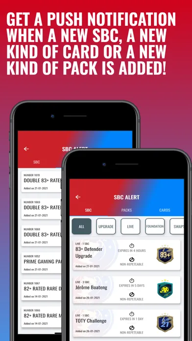 Ảnh chụp màn hình của FUT Scoreboard - Track & Alert