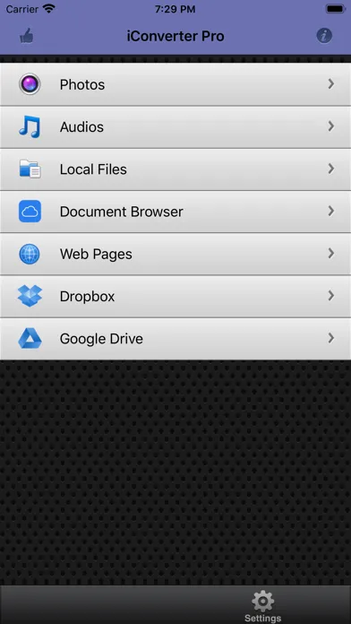 Captures d'écran de iConverter Pro - Convert Files