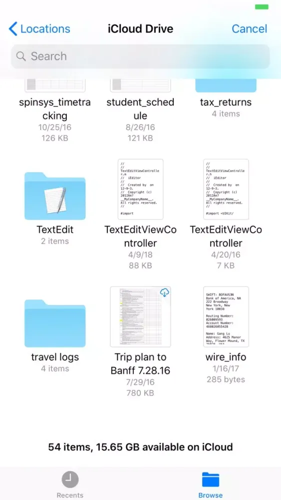 Captures d'écran de iEditor Pro for iPhone