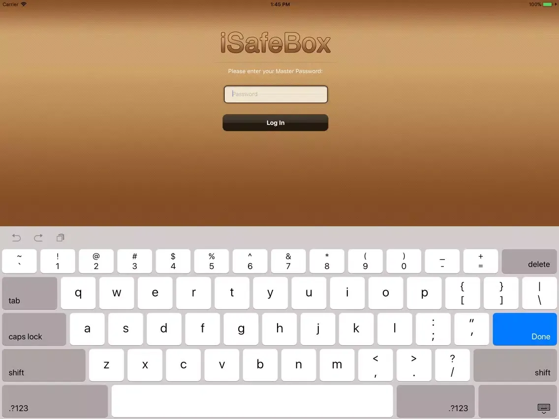 iSafeBox Pro - Data Guard iPad 應用截圖