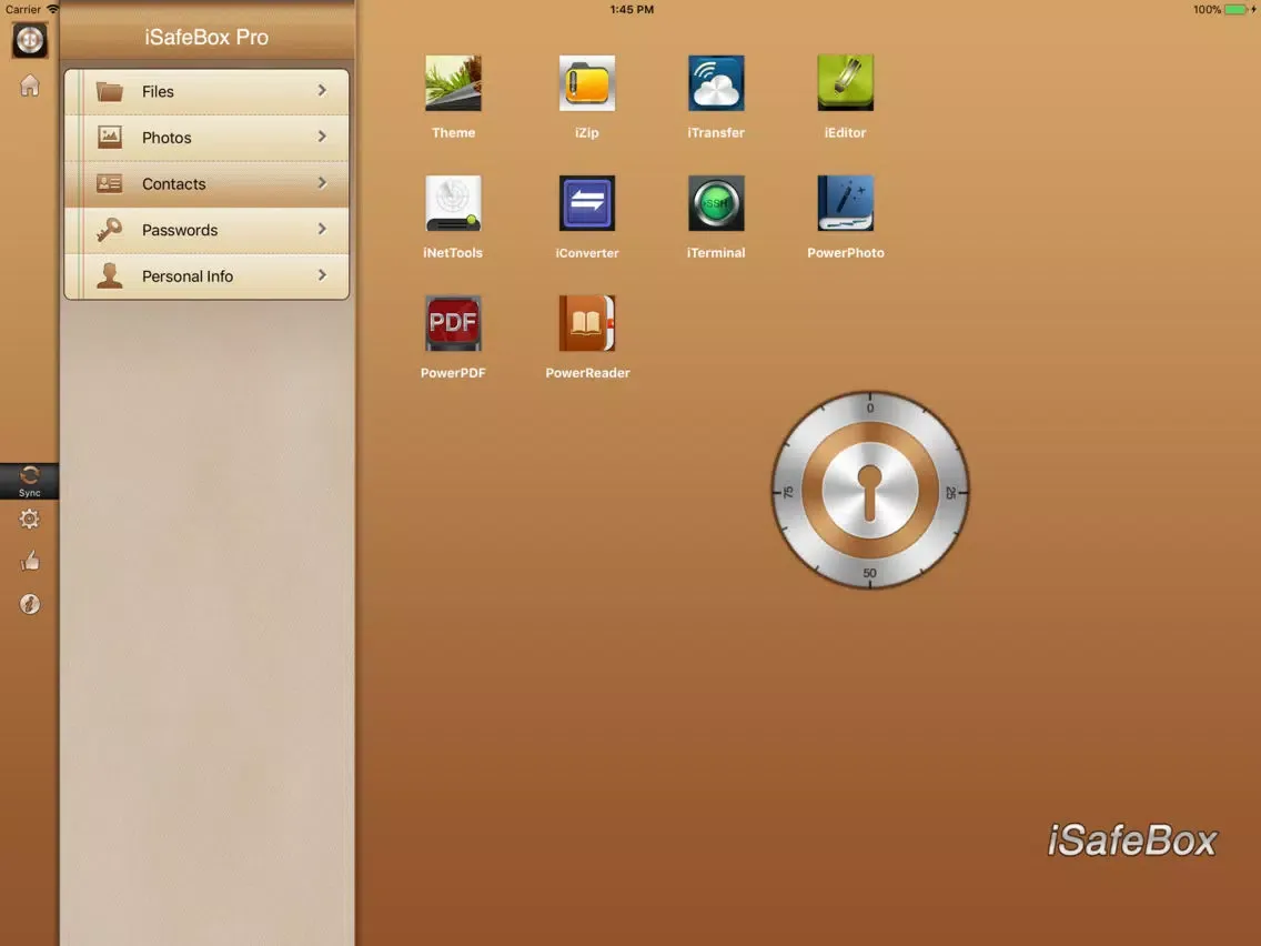 iSafeBox Pro - Data Guard iPad 應用截圖