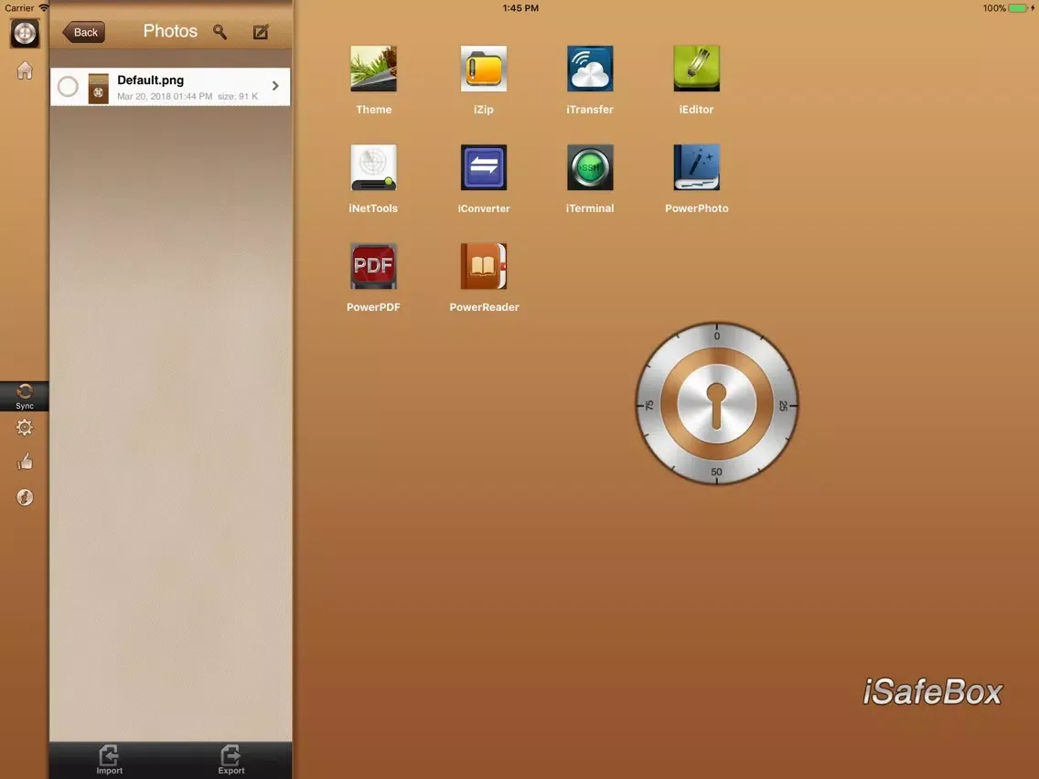 iSafeBox Pro - Data Guard iPad 應用截圖