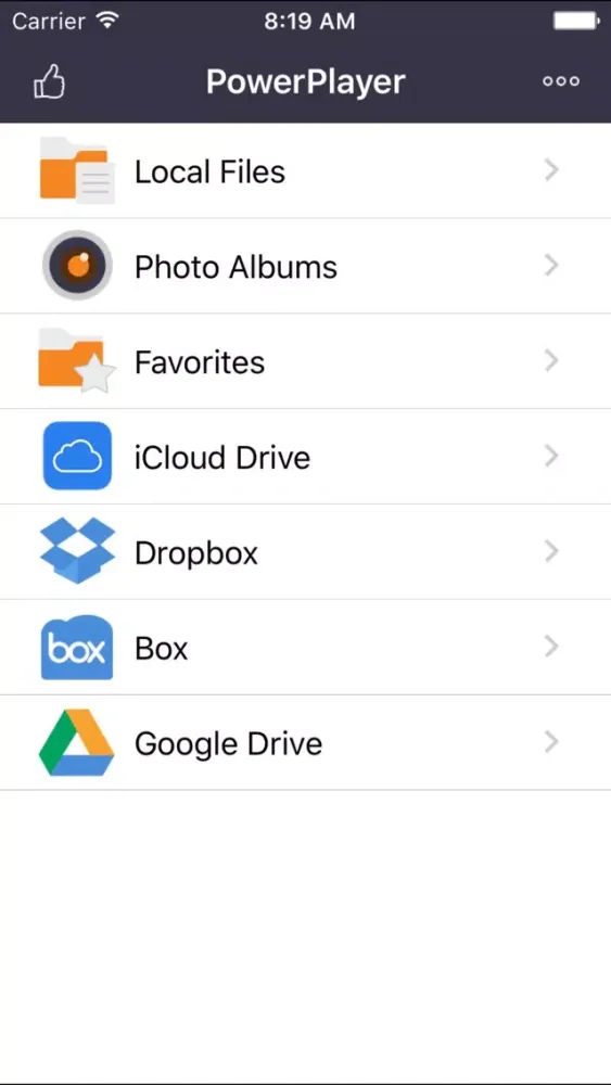 Capturas de pantalla de Power Video Player Pro for iPhone