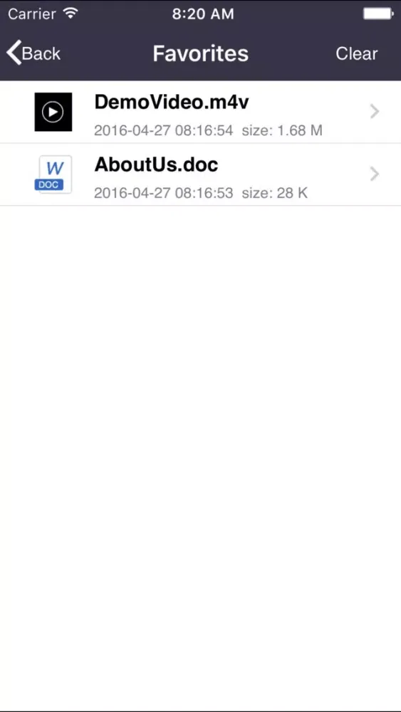 Capturas de pantalla de Power Video Player Pro for iPhone