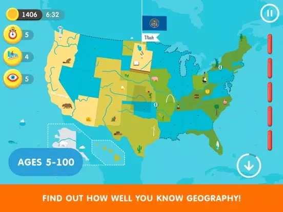 تصاویر National Giraffic: Countries, Capitals and Flags iPad 