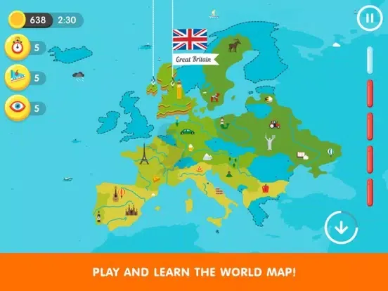 تصاویر National Giraffic: Countries, Capitals and Flags iPad 