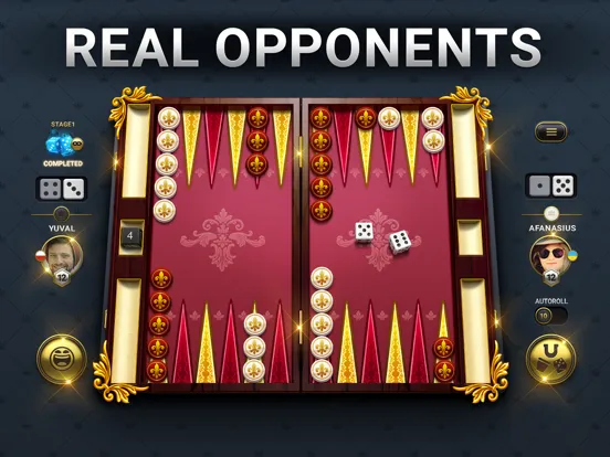 Ảnh chụp màn hình của Backgammon Live™ Board Game iPad 