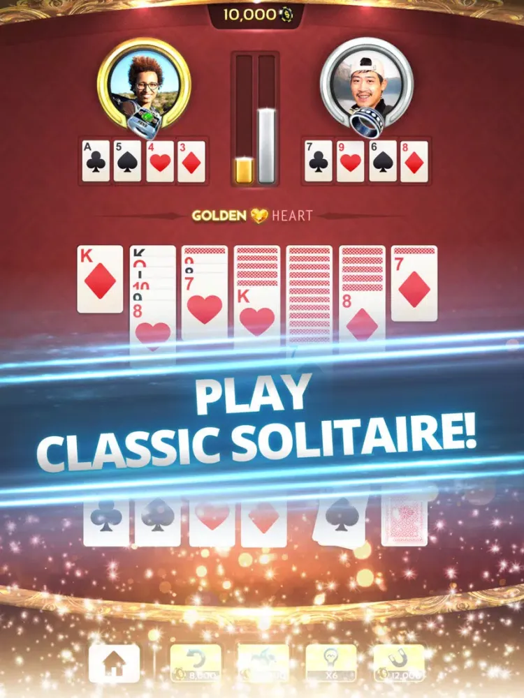 Live Solitaire iPad  Screenshots
