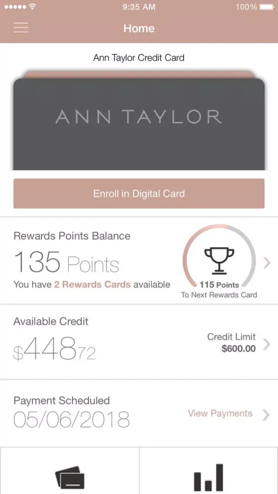 Ann Taylor Card سکرین شاٹس