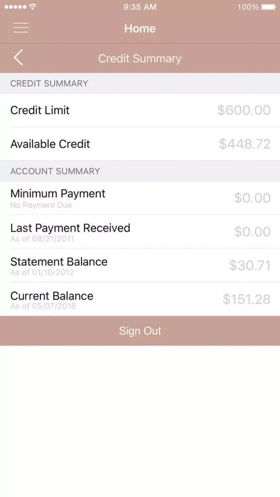 Ann Taylor Card سکرین شاٹس