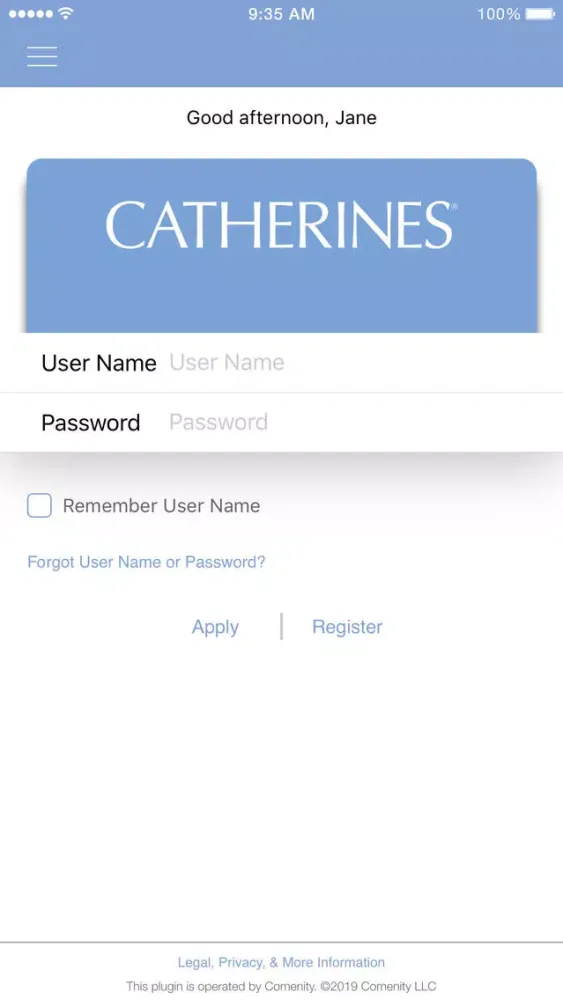 Catherines Card App Screenshots