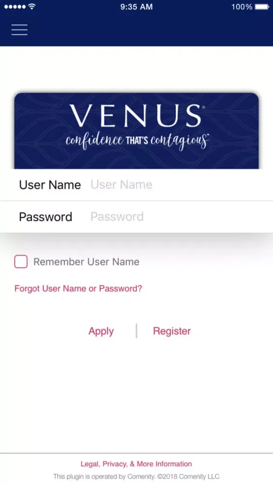 ภาพหน้าจอของ My Venus Card