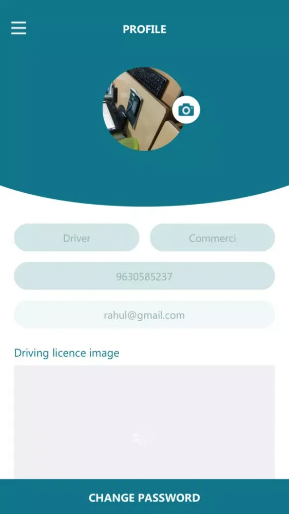 Comerciapp Driver Ekran Görüntüleri