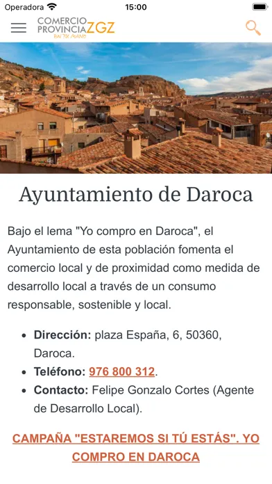 Comercio Provincia de Zaragoza سکرین شاٹس