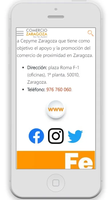 Zrzuty ekranu Comercio de Zaragoza