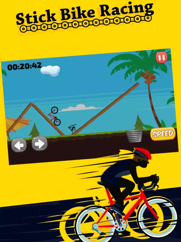 Capturas de tela do Stick Bike Racing iPad 