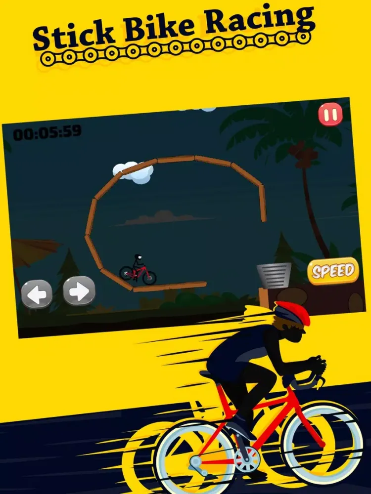 Capturas de tela do Stick Bike Racing iPad 