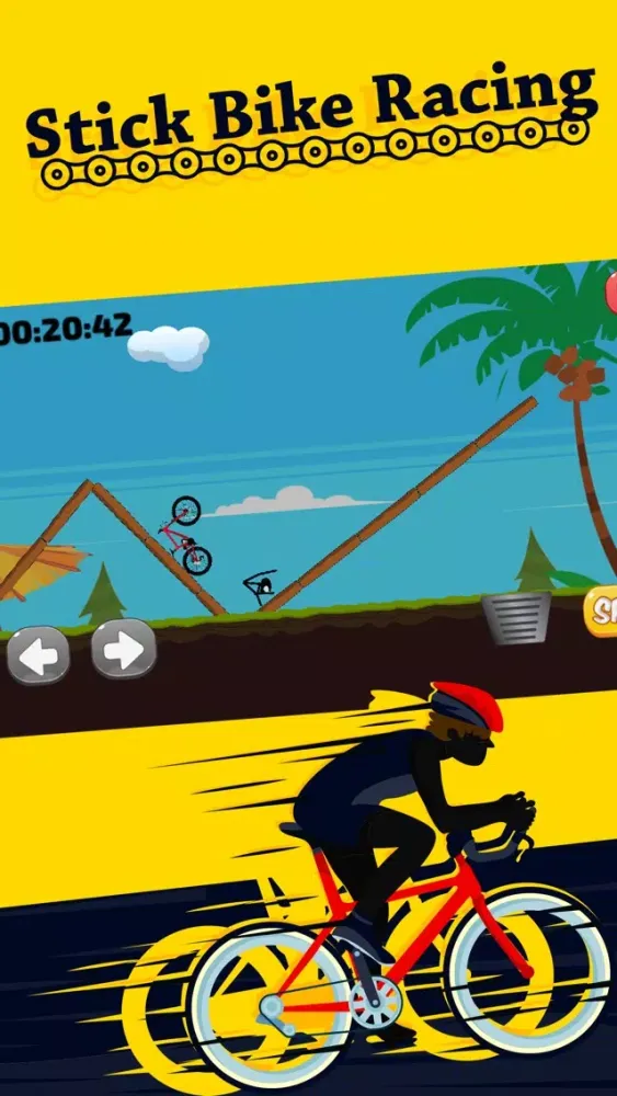 Capturas de tela do Stick Bike Racing