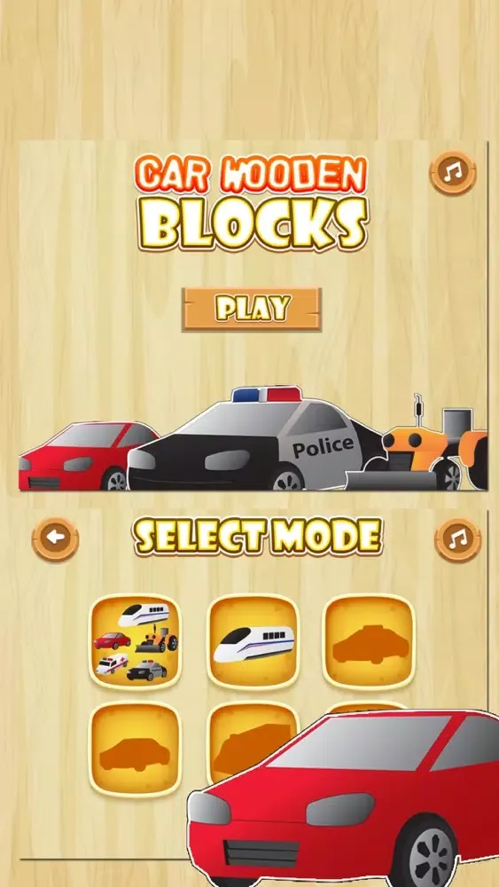 Car Wooden Blocks Screenshots