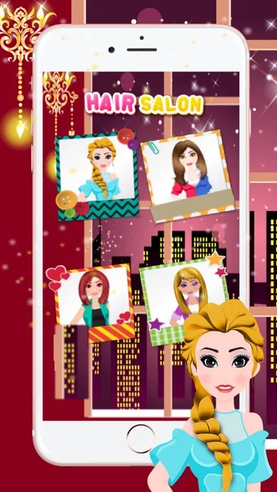 Hair Salon - Princess Game スクリーンショット