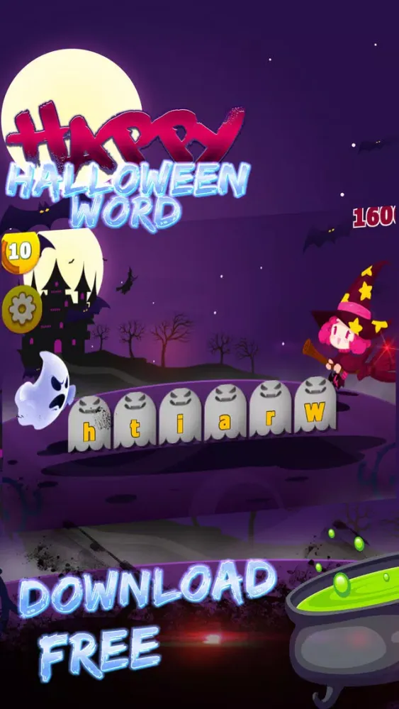 Zrzuty ekranu Happy Halloween Word