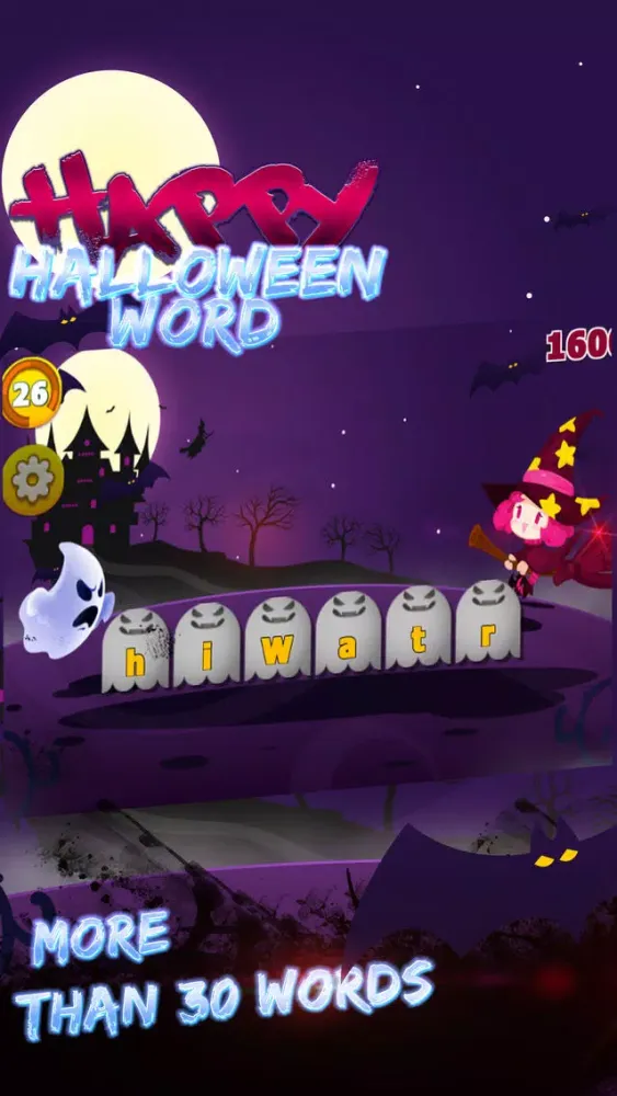 Zrzuty ekranu Happy Halloween Word