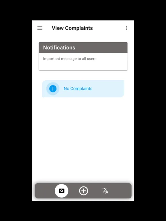 Capturas de tela do NTB Reporting - COMESA iPad 
