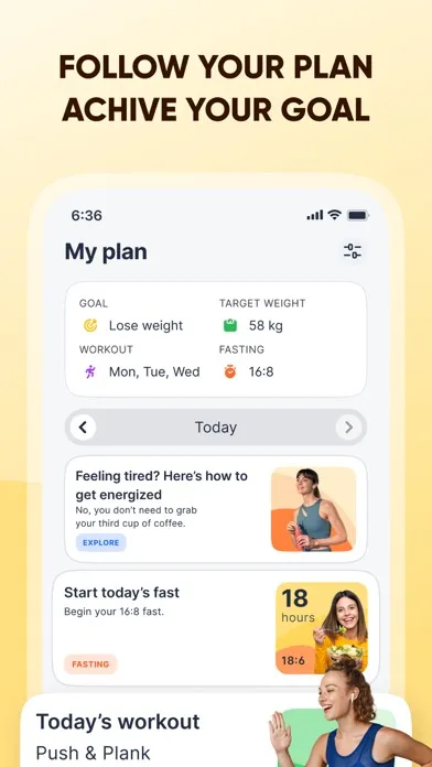 Fitself: Fitness and Fasting スクリーンショット