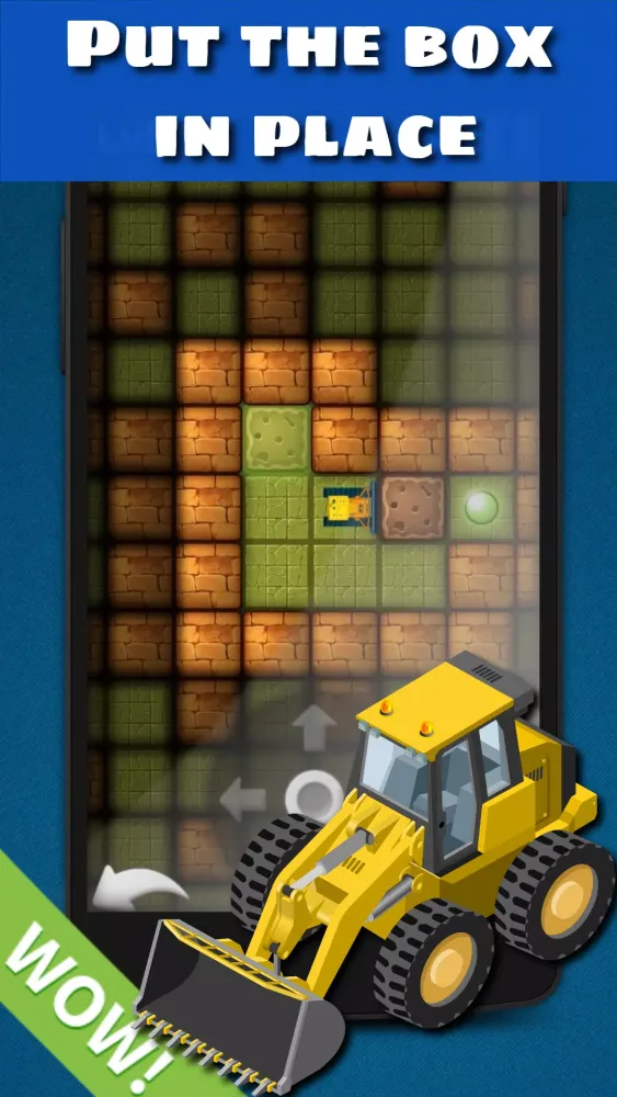 Capturas de tela do Sokoban Bulldozer