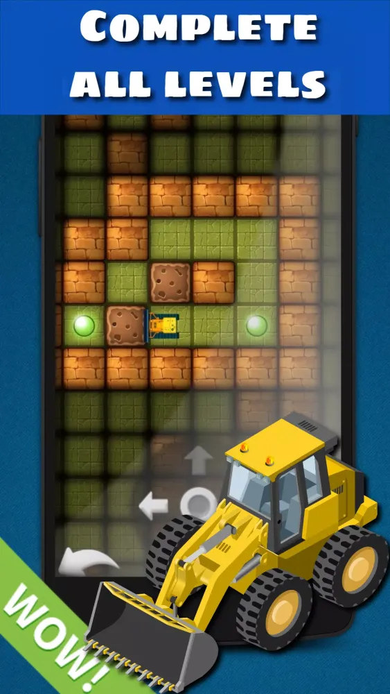 Capturas de tela do Sokoban Bulldozer