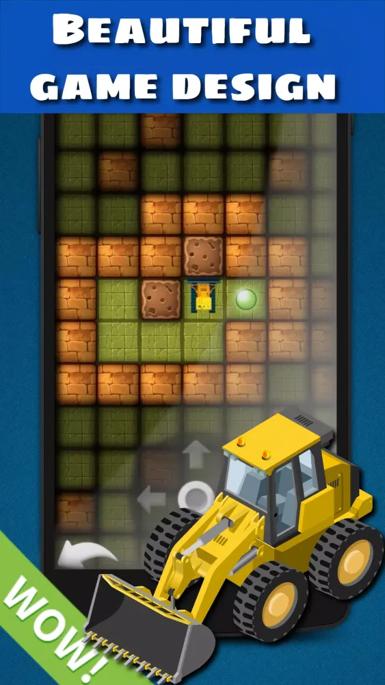 Capturas de tela do Sokoban Bulldozer