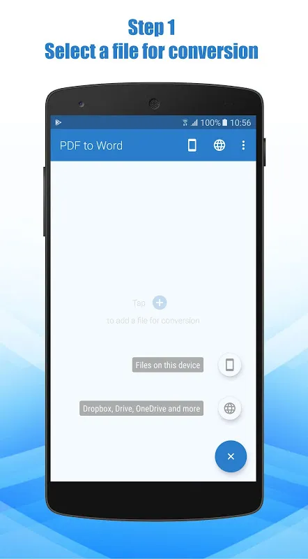 Captures d'écran de PDF to Word