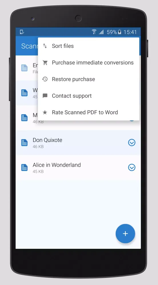 Scanned PDF to Word Screenshots