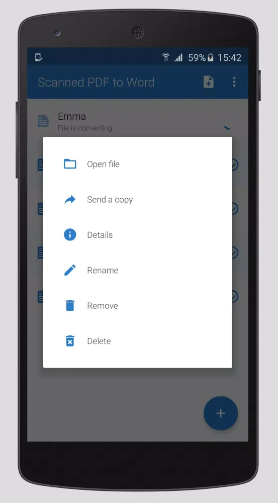 Scanned PDF to Word Screenshots