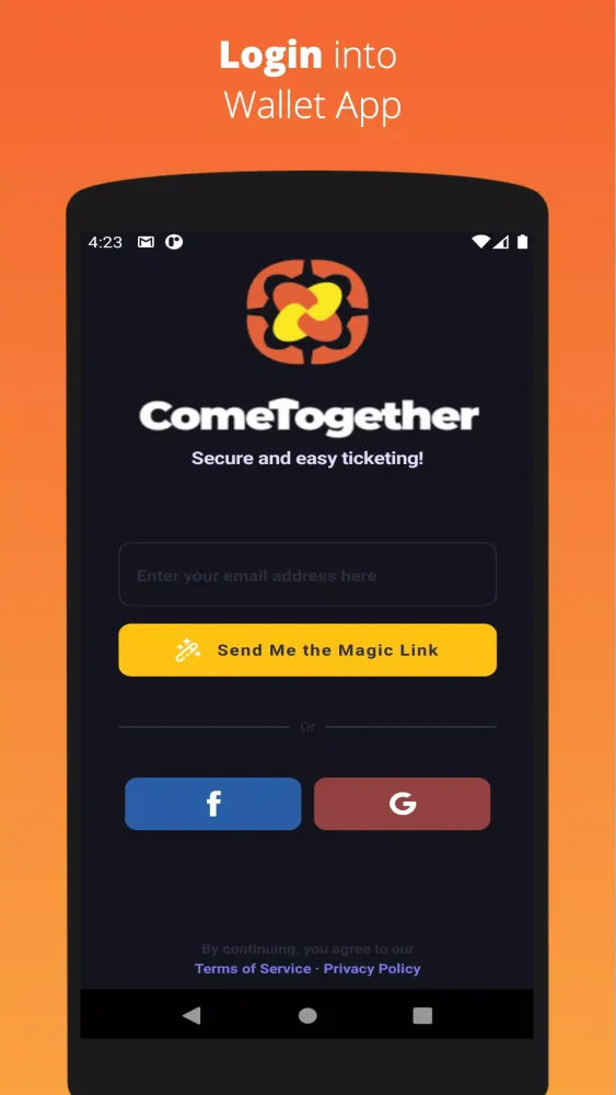 Zrzuty ekranu ComeTogether